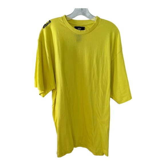 Y2K Akademiks Oversized Yellow T-Shirt – Vintage 2000s Hip Hop Streetwear – 3XL - Picture 1 of 7